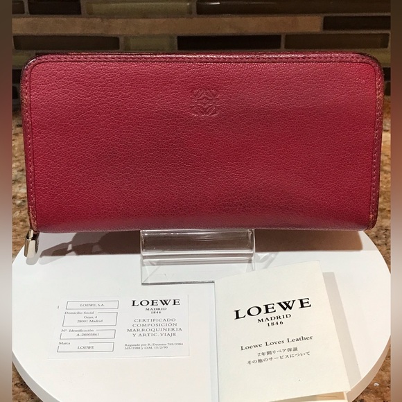 LOEWE Anagram Leather Continental Wallet 😍❤️🔥